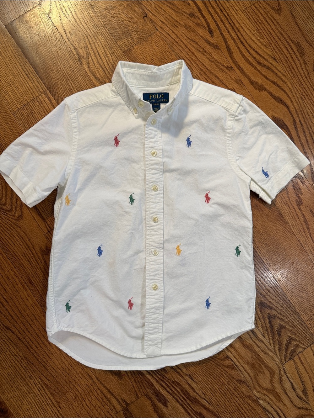 Boy’s Polo Ralph Lauren Button Up Shirt. Size Small 8. Like New Condition. - Picture 3 of 11